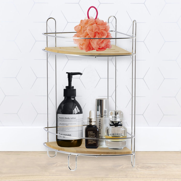 Evideco Bamboo Freestanding Bamboo Shower Caddy & Reviews Wayfair